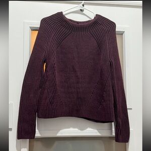 Athleta Women's Plum Ribbed Sweater